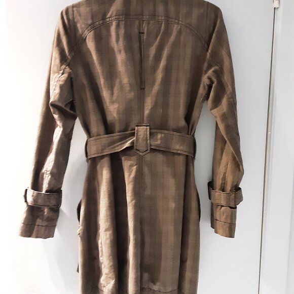 Coat Soïa and Kyo, plaid raincoat size small - Picture 3 of 7